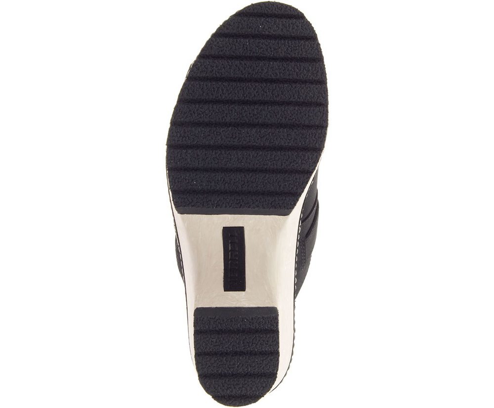 Sandálias Senhora - Merrell Halendi Slide - Pretas - DNC175380